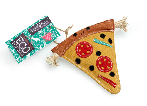 Pepe Le pizza Eco Dog Toy- Green and Wild’s
