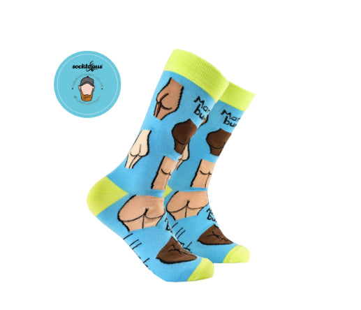 Mardy Bum Socks- LukeHorton Art