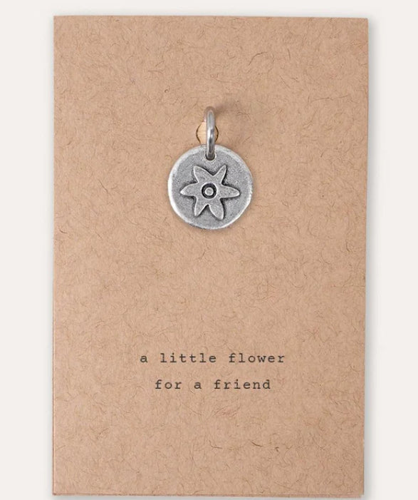 A little flower for a friend Keyring charm- Kutuu