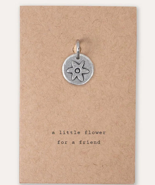 A little flower for a friend Keyring charm- Kutuu