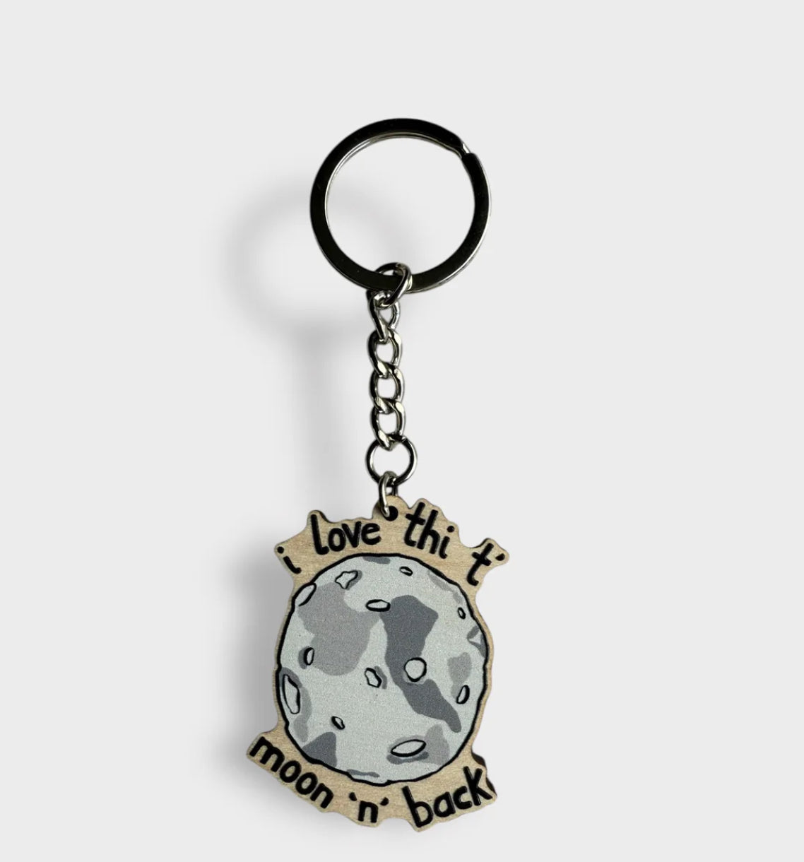 Love Thi to Moon ‘n’ back Keyring
