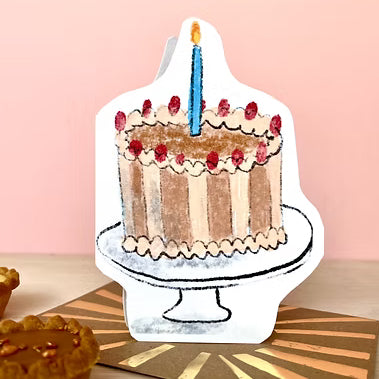 Chocolate Dream Cake Greeting Card- Laura Skilbeck