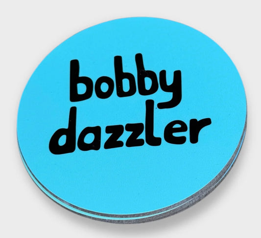 Bobby Dazzler coaster- Luke Horton Art