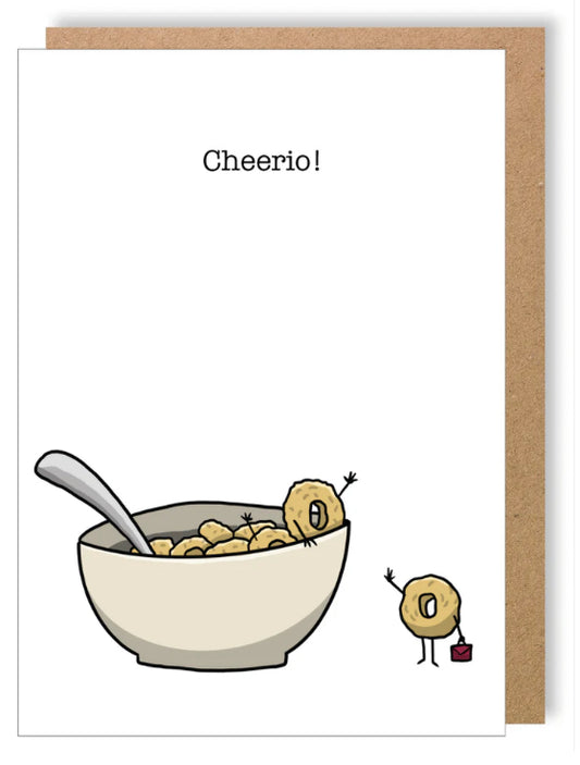 Cheerio greeting card - LukeHorton Art