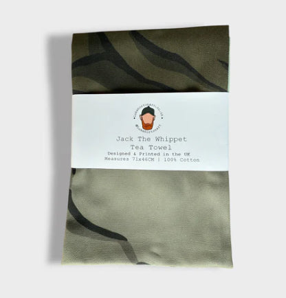 Jack The Whippet Tea Towel