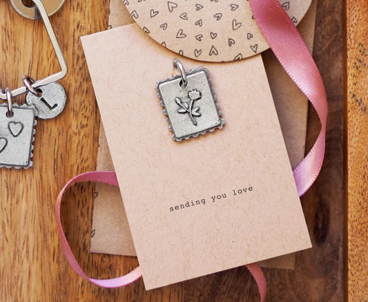 “Sending you love” Keyring Charm-Kutuu