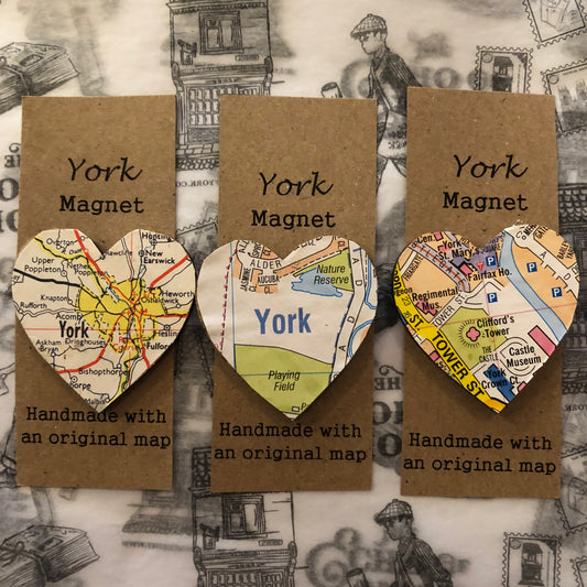 York Map Magnet-Pink Flamingo