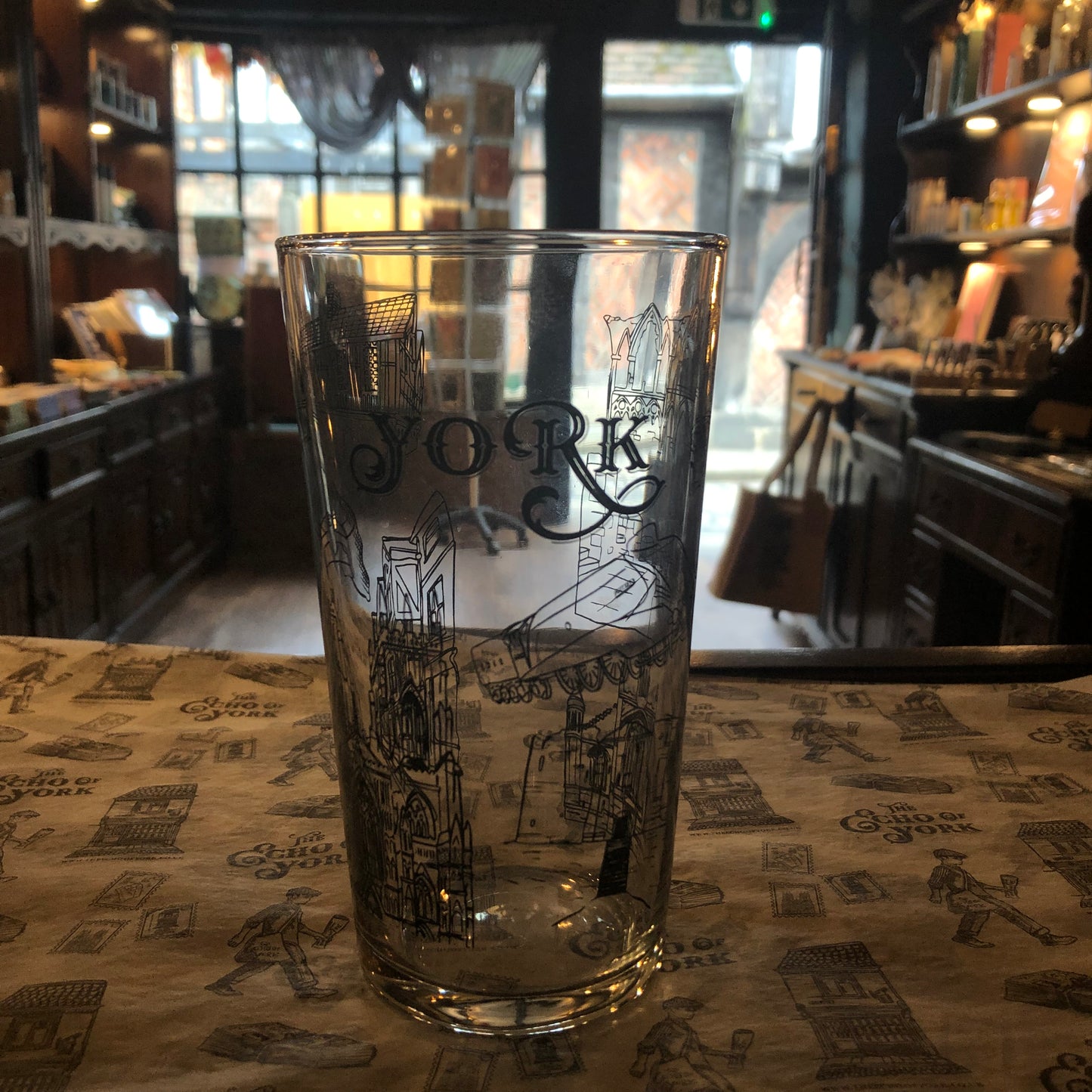 York Pint Glass- LukeHorton Art
