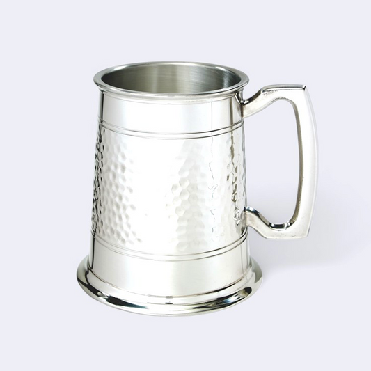 Hammered Tankard - Wentworth Pewter