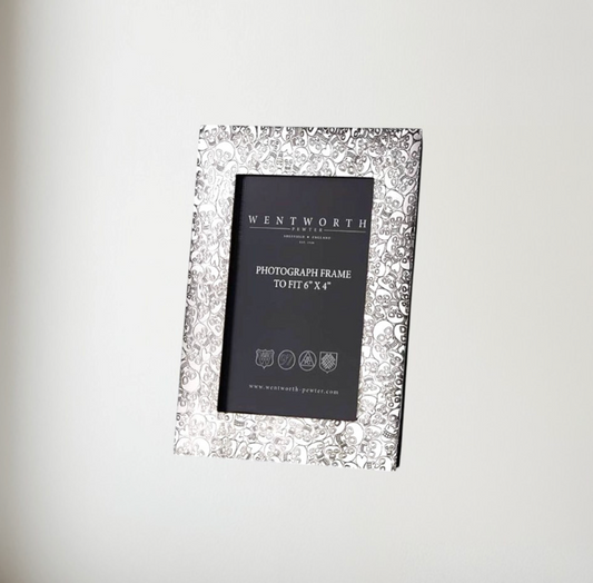 Love Skull 6x4 Frame - Wentworth Pewter