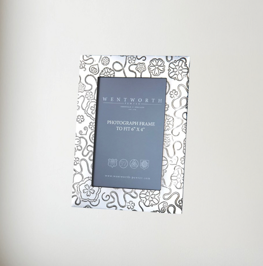 Yorkshire Rose 6x4 Frame - Wentworth Pewter