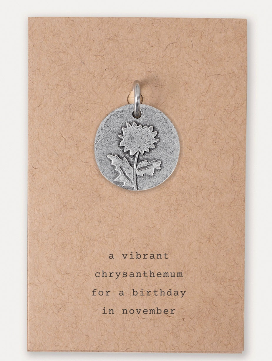 Flower Keyring Charm November- Kutuu