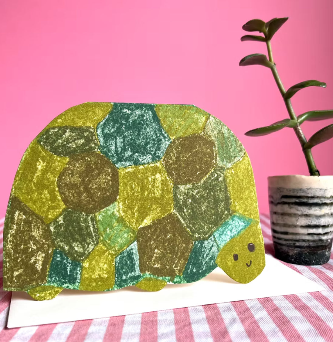 Tortoise new home greeting card- Laura Skilbeck