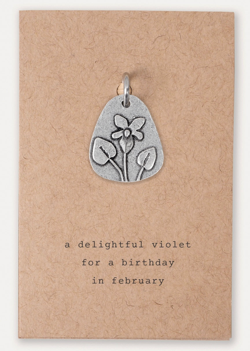 Flower Keyring Charm February-Kutuu