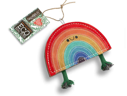 Rainbow Warrior Eco dog toy - Green and Wild’s