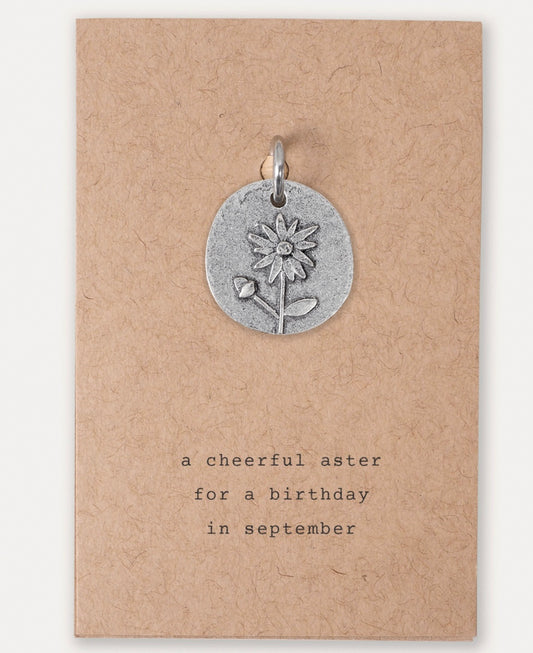 Flower Keyring Charm September-Kutuu