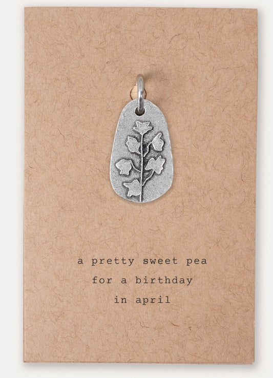 Flower Keyring charm April-Kutuu