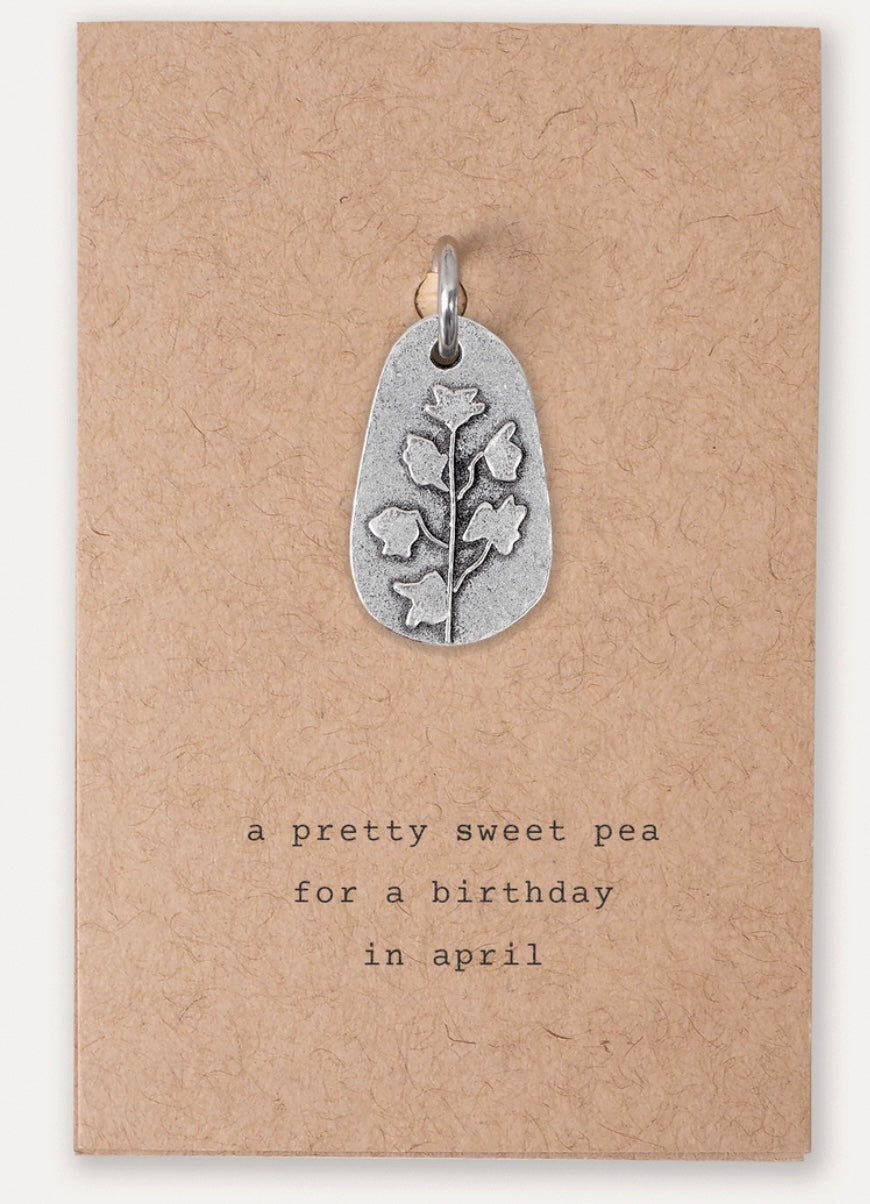 Flower Keyring charm April-Kutuu