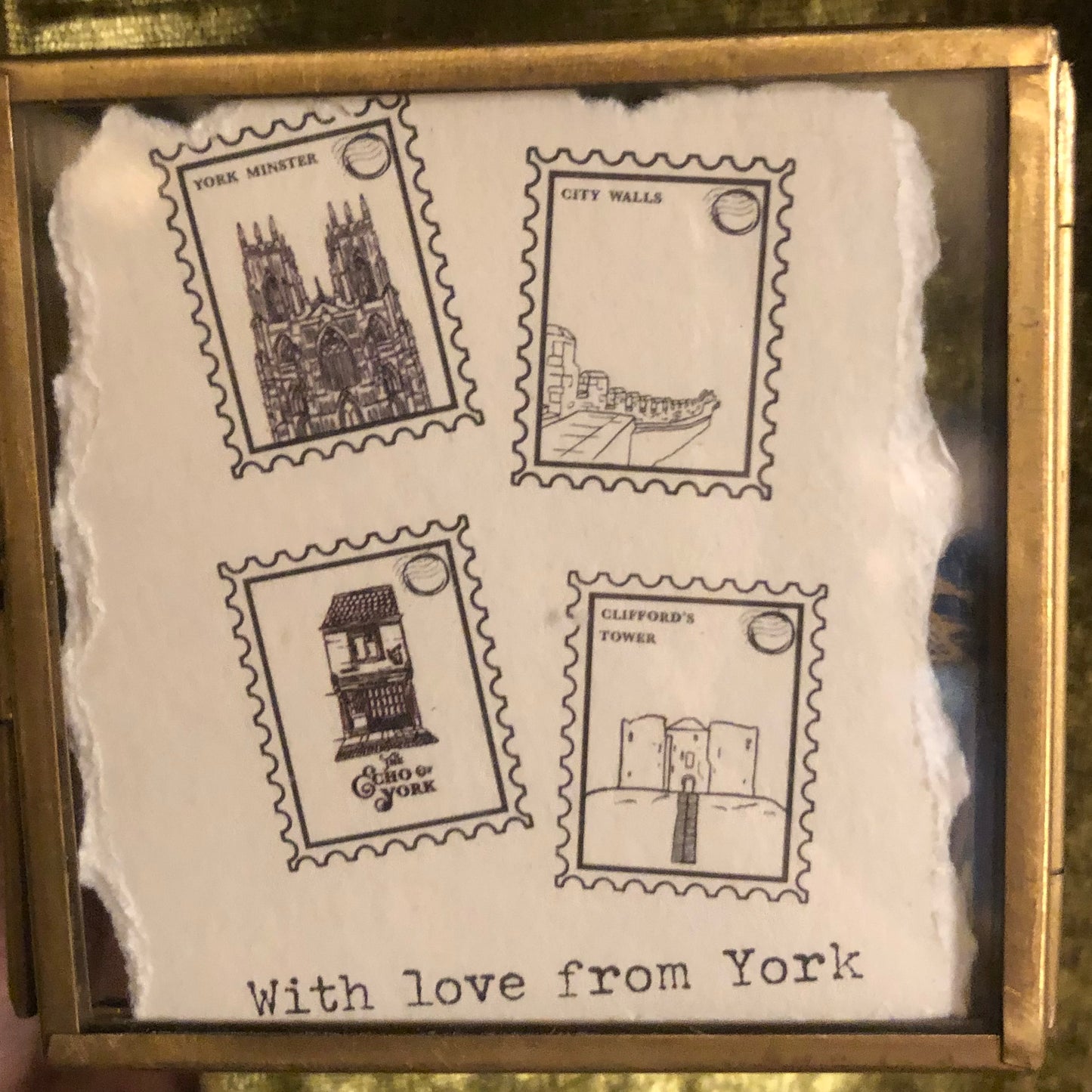 With Love From York large standing frame