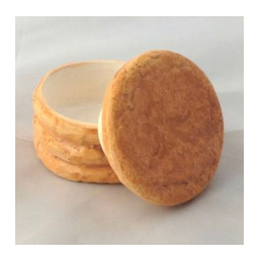 Ginger nut Biscuit Trinket Box- Merryfield Pottery