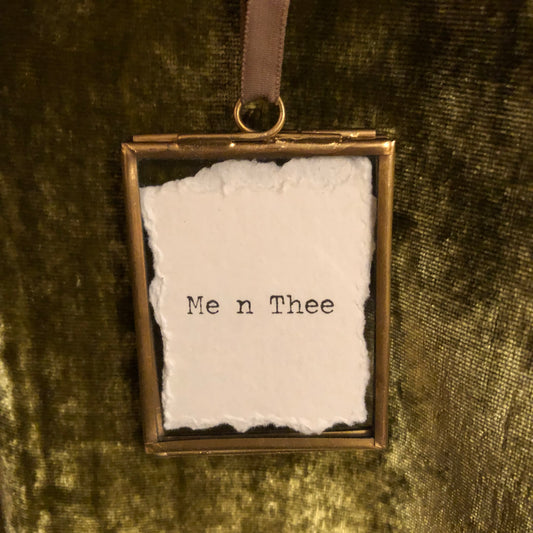 Me ‘N’ Thee small hanging frame
